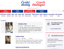 Tablet Screenshot of cesky-dialog.net